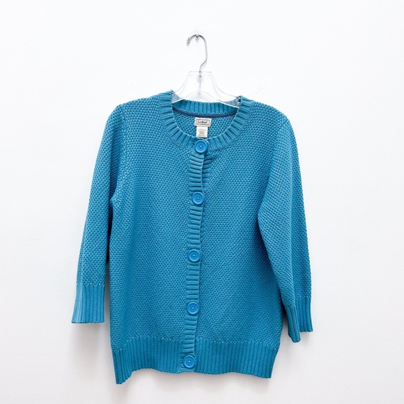 L.L. Bean Blue Women's Cardigan Sweater - Picture 7 of 7